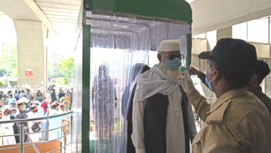 Tunnel de désinfection