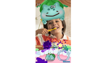 Photo de Un Pokémon virtuel pour encourager les enfants à se brosser les dents