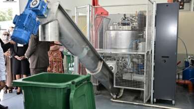 Photo de Un autoclave pour la gestion des déchets médicaux installé à l’hôpital Victoria